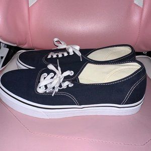 Vans Authentic Era Navy Canvas Skate Shoes